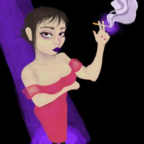 Smoking Woman